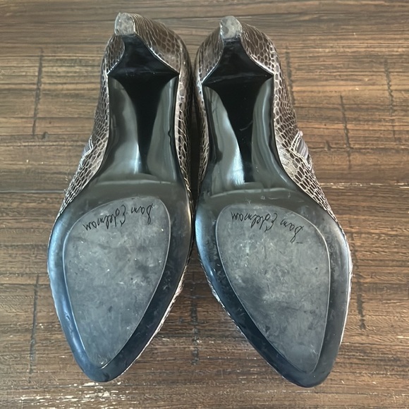 Sam Edelman Metallic Snakeskin Ankle Booties - Picture 6 of 7